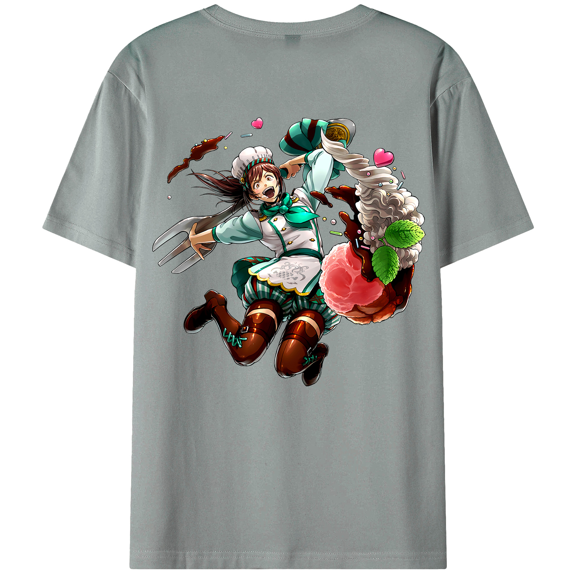 （画像用） 進撃の巨人 サシャ·ブラウス Attack on Titan Sasha Blaus 綿100％ メンズ半袖Tシャツ（バックプリント） 通気性